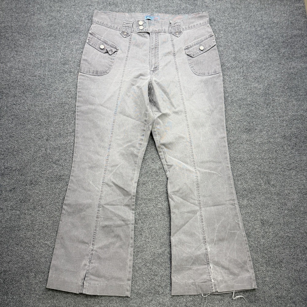 Apollo Jeans‎ Women's Size 19/20 Gray Y2K Flares